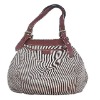 100% cotton fabric european shoulder bag for women