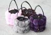 2011 New fashion lovely rabbit fur hand bag