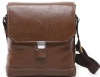 2011 Real Leather Popular Men Messenger Bags Flap Closure