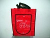 2011 foldable non-woven shopping Bags red