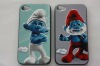 2011 hot seller  fation mobile phone with relief  ABS protective plastic hard bumper cover for iphone 4