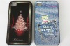 2011 hot seller with competitive price fation mobile phone with relief  ABS protective plastic hard cover case for iphone 4