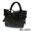 2011 new style black hot sell pu leather handbag