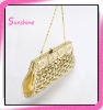 2012 New style silver beaded evening clutch bags