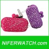 2012 Newest Fashion Silicone Rubber polka dot Purse