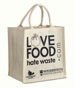 2012 eco natural leisure jute grocery tote carry bag