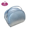 2012 handle silver cosmetic bag