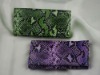 2012 hot sale snake skin PU lady wallet