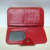 2012 special designer red leather fashion wallet