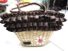 2012 women paper straw beach bag