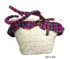 2012 women paper straw beach bag