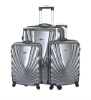 3 pieces luggage set of 100% PC material