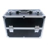 Aluminum Black Makeup Train Case