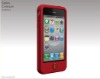 Anti-radiation Dark red Silicone phone case