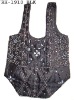 Beaded Bags, Fashion bags, Designer Bags,Cotton bags (RH-1910BLK)