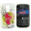 Beautiful Lover Heart Design Silicone Skin Case Cover for Blackberry Bold 9000