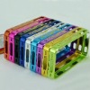 Beautiful and comfortable touch bumper metal case for iphone4