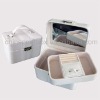 Beauty box vanity case with mirror glass