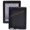 Black Elegant Durable Design Silicone Skin Case Cover for iPad2