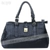 Black Evening Woven Handbag