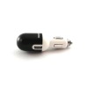 Black&White Sendio Dual USB Car Charger Adapter for iPhone 4