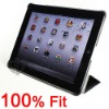 Black microfiber textured Folio cover for iPad 2S