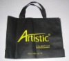 Black shopping bags