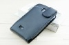 Blue Flip Leather Pouch Case Cover for SAMSUNG S5570 Galaxy Mini NEW