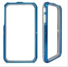 Blue Frame Metal Case For Apple Iphone 4G