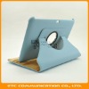 Blue Rotating Leather Cover for samsung galaxy tab 8.9 P7310 P7300,Folio&Flip Leather Case for samung galaxy tab 8.9 P7300 P7310