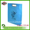 Blue non woven shopping bag