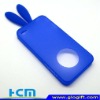 Blue silicone case for iphone 4G