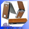 Brown Leather Flip Hard Case Cover for Samsung i9100 S2 SII