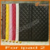 CA-Fashionable Bright Colors PU Side Hard Case Cover For iPad 2 LF-0484