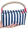 Canvas cosmetic bag