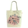 Canvas shopping bag tote bag leisure bag