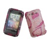 Case with diamond for HTC G13 (with front cover)