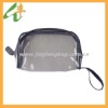 Clear pvc bag with zipper and arm strap