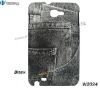 Color Black, Jeans Design Case for Galaxy Note, For Samsung GT-N7000 Jeans Case