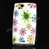 Colorful Flowers Silicone Cover Gel Case For Sony Ericsson Xperia Arc X12