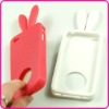 Colorful Silicone Rabbit Case for i Phone 4