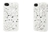 Colorful tridimensional Rose Pattern Mobile Case for iPhone 4 4G