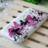 Colourful Butterflies and Flowers Pattern for HTC Bliss TPU Cover