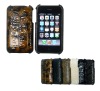 Corrosion wooden leather case for iphone 3gs