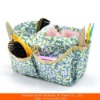 Cosmetic bag organizer insert