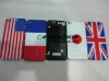 Country Flag Back Housing Cover Assembly Glass For iPhone 4 4G,Battery Door For iPhone 4