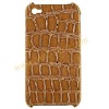 Crocodile Skin Hard Case Shell Skin For iPhone 4G