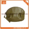 Cute fashion nylon brown zipper closure coin wallet for men