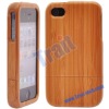 Detachable Bamboo Wooden Protection Case for iPhone 4