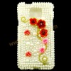 Detachable Beautiful Flowers Design Crystal Diamond Hard Case Skin For Samsung Galaxy S2 i9100